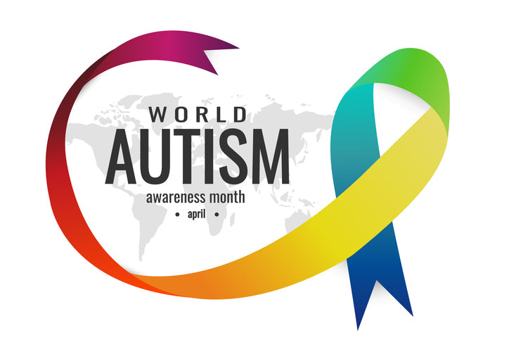 Autism awareness card or background. vector illustration.